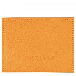 Apricot Orange Men's Longchamp Le Foulonné Cardholders | 9120-KMXLP