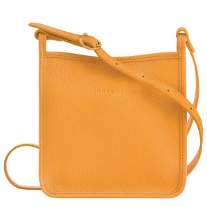 Apricot Orange Women's Longchamp Le Foulonné S Crossbody Bags | 6425-YTFWK