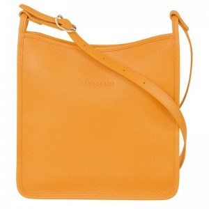 Apricot Orange Women's Longchamp Le Foulonné M Crossbody Bags | 6489-XDOTV