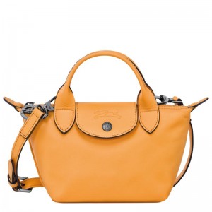 Apricot Orange Women's Longchamp Le Pliage Xtra XS Handbags | 8642-XLWPT