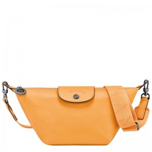 Apricot Orange Women's Longchamp Le Pliage Xtra XS Crossbody Bags | 4508-POJSL