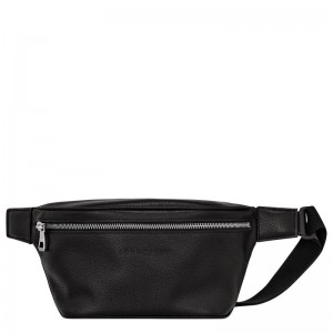 Black Men's Longchamp Le Foulonné M Belt Bags | 1095-HOEAB