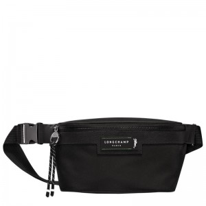 Black Men's Longchamp Le Pliage Energy M Belt Bags | 6782-NPZLC