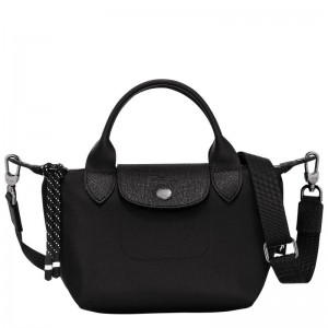 Black Men's Longchamp Le Pliage Energy XS Handbags | 4052-FTBYV