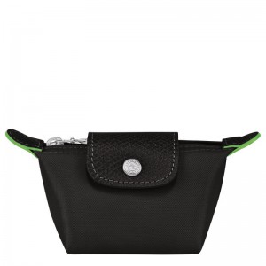 Black Men's Longchamp Le Pliage Green Coin Purses | 2910-EDHZJ