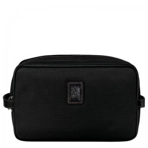 Black Women's Longchamp Boxford Toiletry Bags | 1342-MJSXE