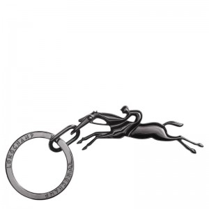 Black Women's Longchamp Cavalier Key Rings | 5643-AMUNQ