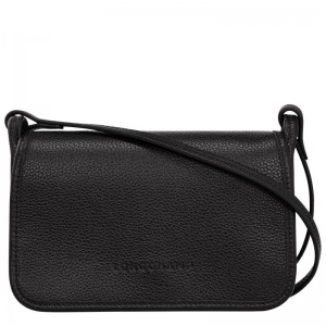 Black Women's Longchamp Le Foulonné XS Clutch Purse | 9527-KLQUC