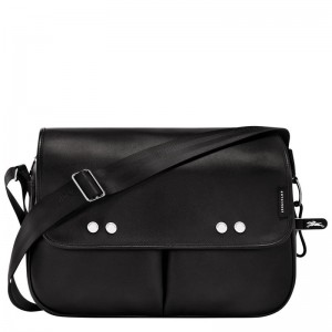 Black Women's Longchamp Très Paris M Crossbody Bags | 8451-PTOXY