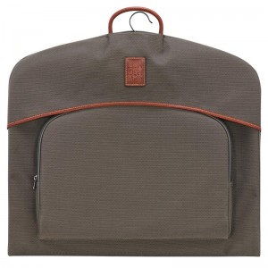 Brown Men's Longchamp Boxford Garment cover Travel Bags | 4609-OINES