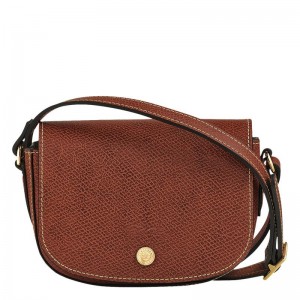 Brown Women's Longchamp Épure XS Crossbody Bags | 8713-JSEHV