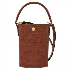 Brown Women's Longchamp Épure XS Crossbody Bags | 1493-CNXYG