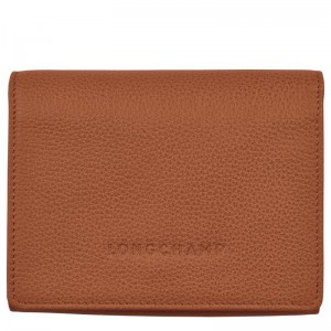 Caramel Brown Women's Longchamp Le Foulonné Wallets | 1526-BGWKX