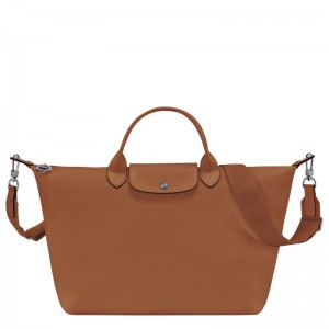 Cognac Brown Men's Longchamp Le Pliage Xtra L Handbags | 8951-EUQFW