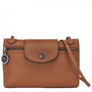 Cognac Brown Women's Longchamp Le Pliage Xtra XS Crossbody Bags | 8536-AZMVH