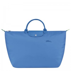 Cornflower Blue Men's Longchamp Le Pliage Green S Travel Bags | 3514-TCBFE