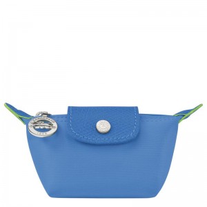 Cornflower Blue Women's Longchamp Le Pliage Green Coin Purses | 2956-EGHTQ