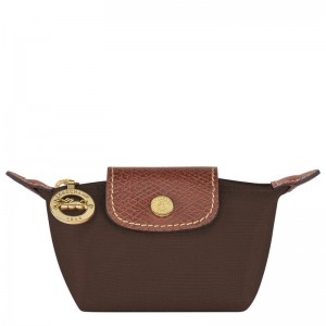 Ebony Brown Women's Longchamp Le Pliage Original Coin Purses | 9246-GJNAO