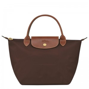 Ebony Brown Women's Longchamp Le Pliage Original S Handbags | 7820-HNZRW