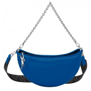 Electric Blue Women's Longchamp Smile S Crossbody Bags | 0871-GJOHS