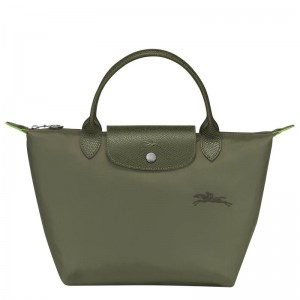 Forest Green Women's Longchamp Le Pliage Green S Handbags | 3501-ISLXU