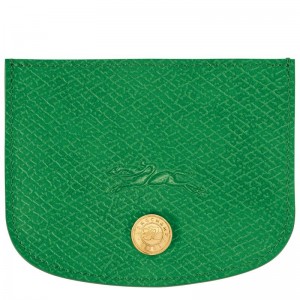 Green Men's Longchamp Épure Cardholders | 9521-AFCZD