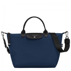 Navy Men's Longchamp Le Pliage Energy L Handbags | 7281-QYKWR