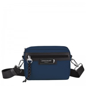 Navy Men's Longchamp Le Pliage Energy S Camera Bag | 4367-QGWUJ