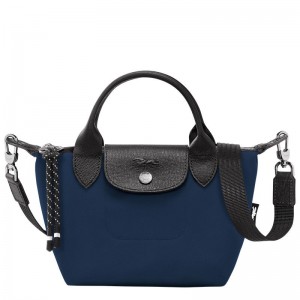 Navy Men's Longchamp Le Pliage Energy XS Handbags | 8753-GESIB