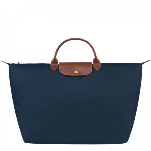 Navy Women's Longchamp Le Pliage Original S Travel Bags | 9680-VTEOC