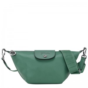 Sage Green Men's Longchamp Le Pliage Xtra XS Crossbody Bags | 4870-IPNYQ