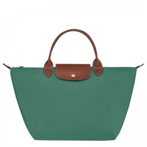 Sage Green Women's Longchamp Le Pliage Original M Handbags | 4521-BKOLW