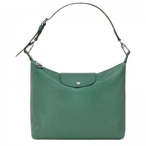 Sage Green Women's Longchamp Le Pliage Xtra M Hobo Bags | 0859-UPIGW