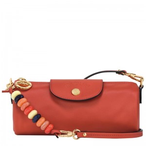 Sienna Red Women's Longchamp Le Pliage Xtra S Crossbody Bags | 2069-CFJUA