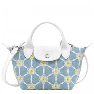 Sky Blue Women's Longchamp Le Pliage Collection XS Handbags | 7021-JSABC