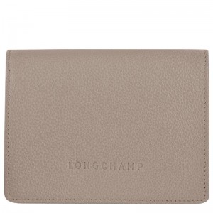 Turtledove Grey Men's Longchamp Le Foulonné Wallets | 5264-XPALK