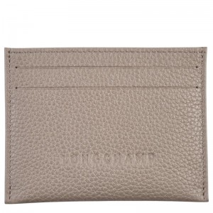 Turtledove Grey Women's Longchamp Le Foulonné Cardholders | 1852-STXDB