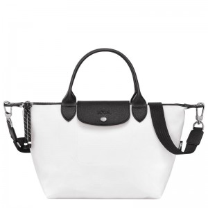 White Women's Longchamp Le Pliage Energy S Handbags | 8975-ZEUVS