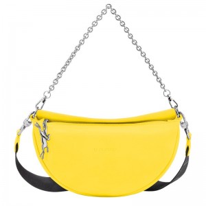 Yellow Women's Longchamp Smile S Crossbody Bags | 6205-YVWQJ