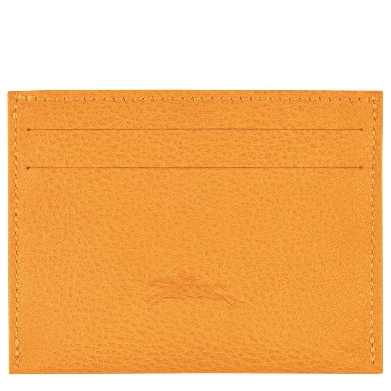 Apricot Orange Men's Longchamp Le Foulonné Cardholders | 9120-KMXLP