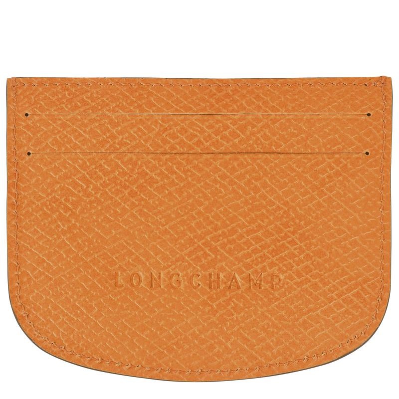 Apricot Orange Men's Longchamp Épure Cardholders | 8671-CMUAG