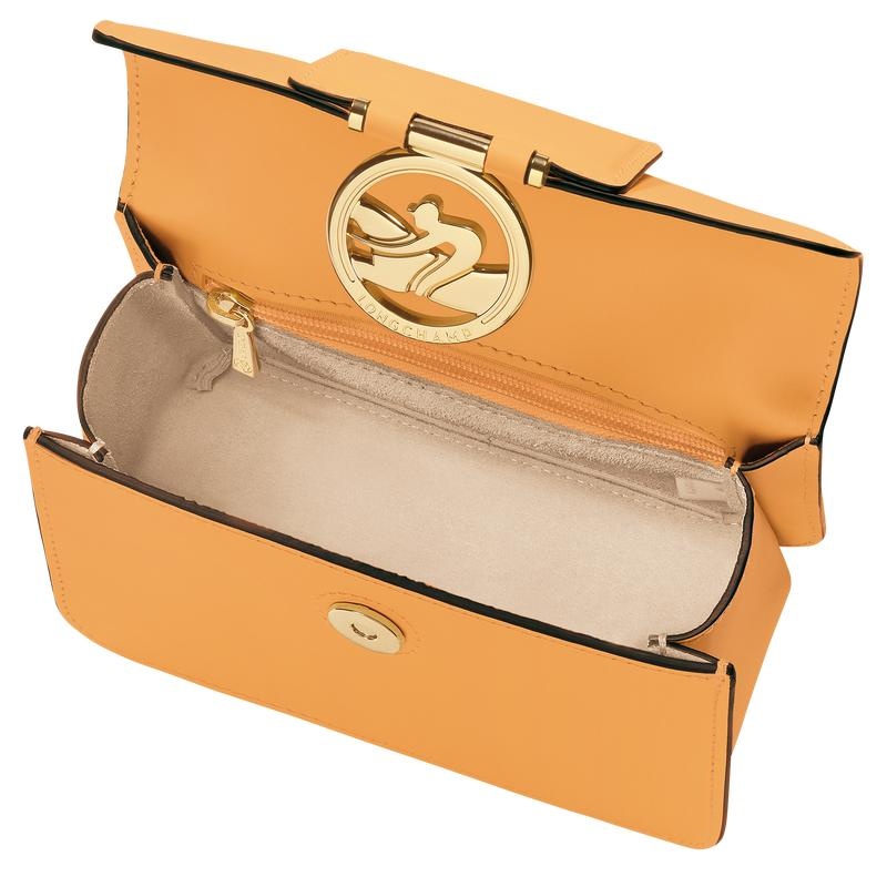 Apricot Orange Women's Longchamp Box-Trot XS Crossbody Bags | 5714-POFJQ