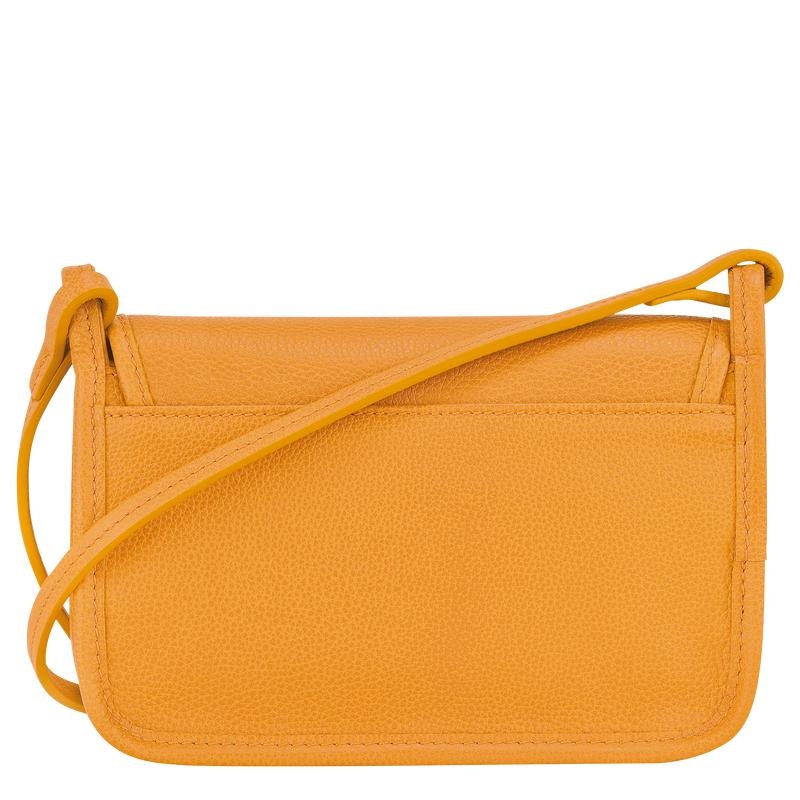 Apricot Orange Women's Longchamp Le Foulonné XS Clutch Purse | 6857-OFVCE