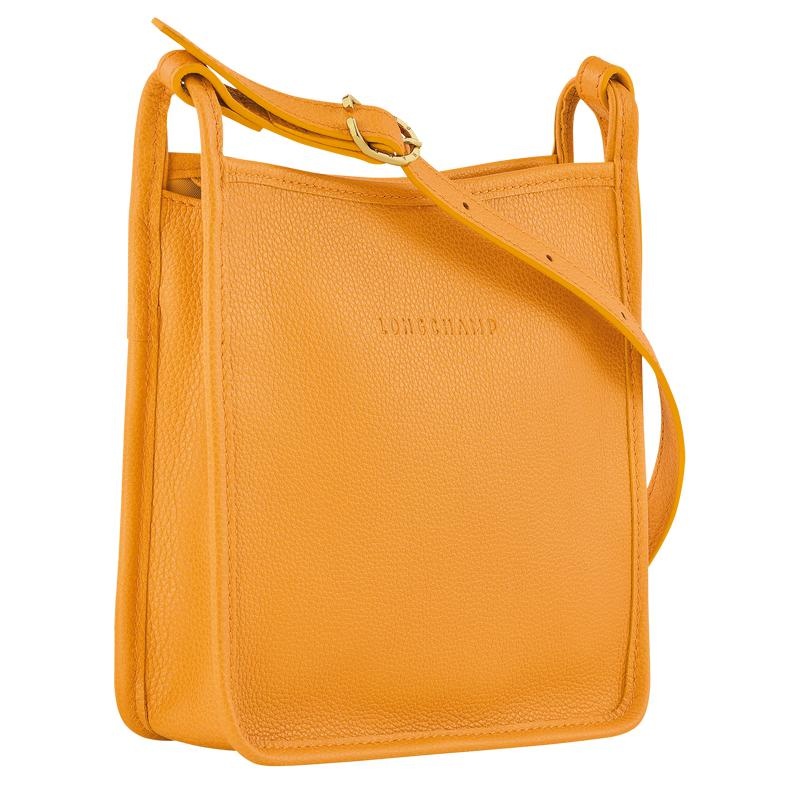 Apricot Orange Women's Longchamp Le Foulonné S Crossbody Bags | 6425-YTFWK