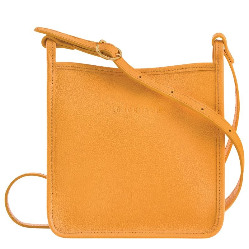 Apricot Orange Women\'s Longchamp Le Foulonné S Crossbody Bags | 6425-YTFWK