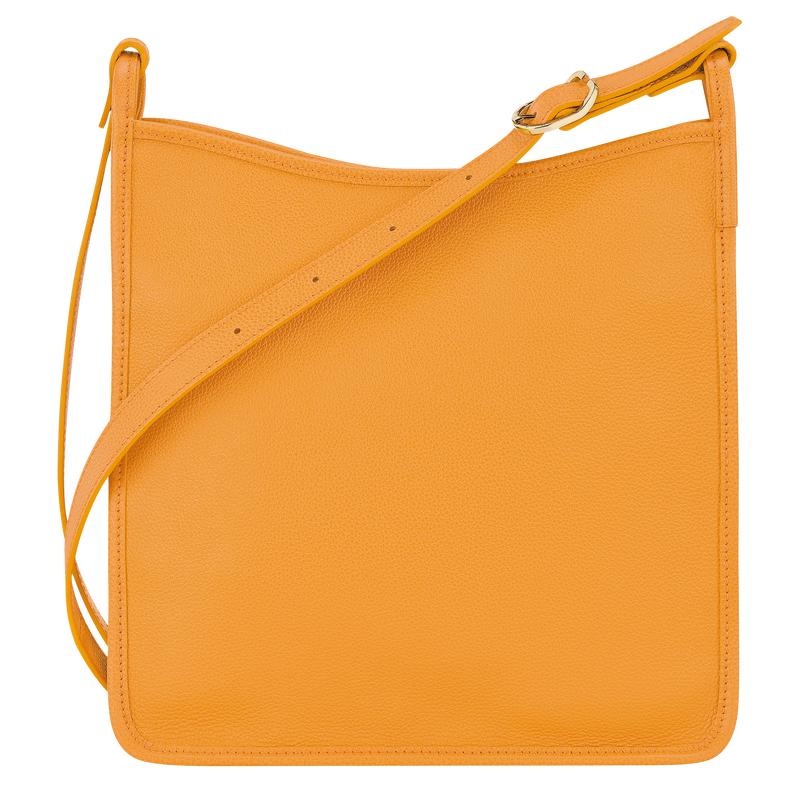 Apricot Orange Women's Longchamp Le Foulonné M Crossbody Bags | 6489-XDOTV