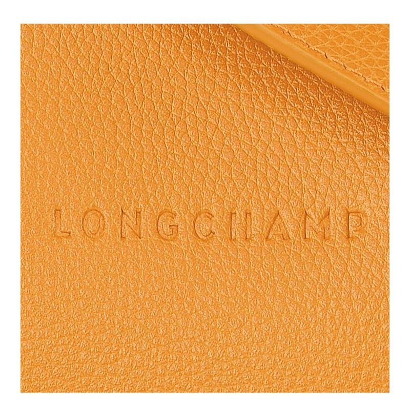 Apricot Orange Women's Longchamp Le Foulonné M Crossbody Bags | 6489-XDOTV