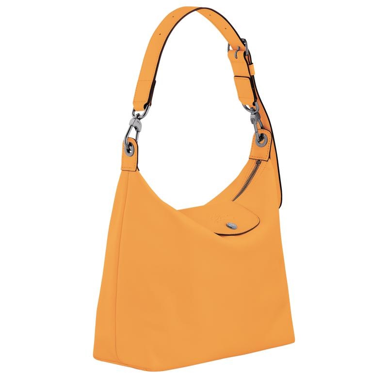 Apricot Orange Women's Longchamp Le Pliage Xtra M Hobo Bags | 5961-JWGHD