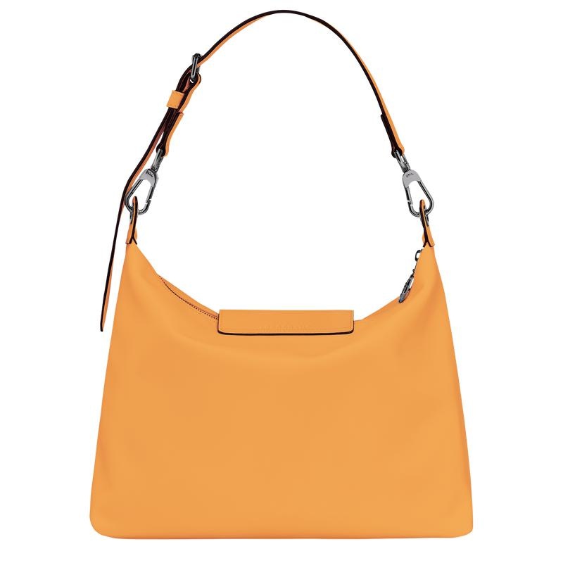 Apricot Orange Women's Longchamp Le Pliage Xtra M Hobo Bags | 5961-JWGHD