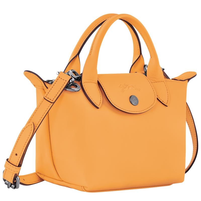 Apricot Orange Women's Longchamp Le Pliage Xtra XS Handbags | 8642-XLWPT